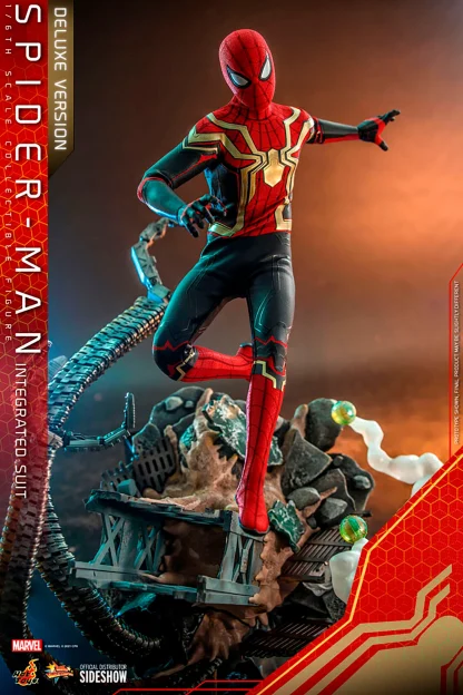 Hot Toys Spider Man No Way Home Spider Man Integrated Suit Deluxe