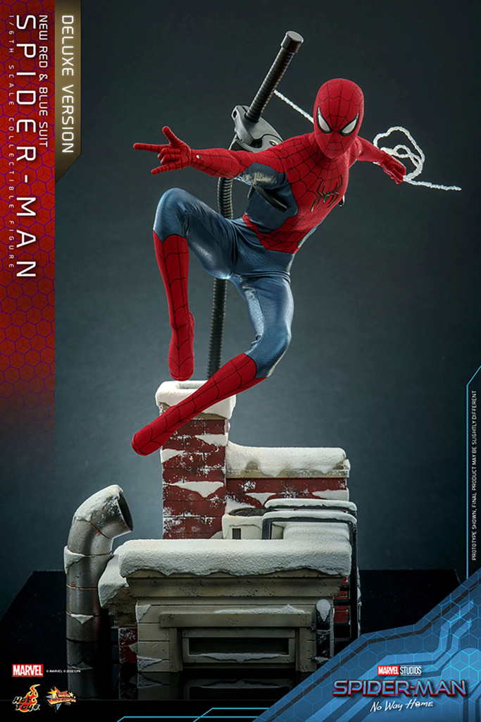 Hot Toys Spider Man No Way Home Spider Man New Red And Blue Suit