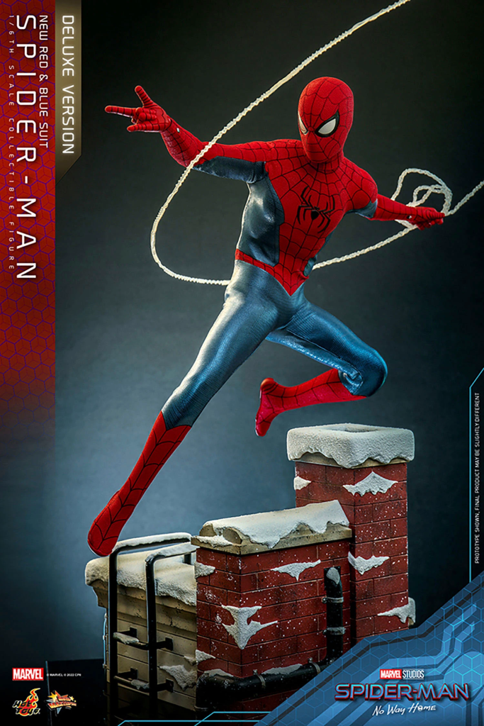 Hot Toys Spider Man No Way Home Spider Man New Red And Blue Suit