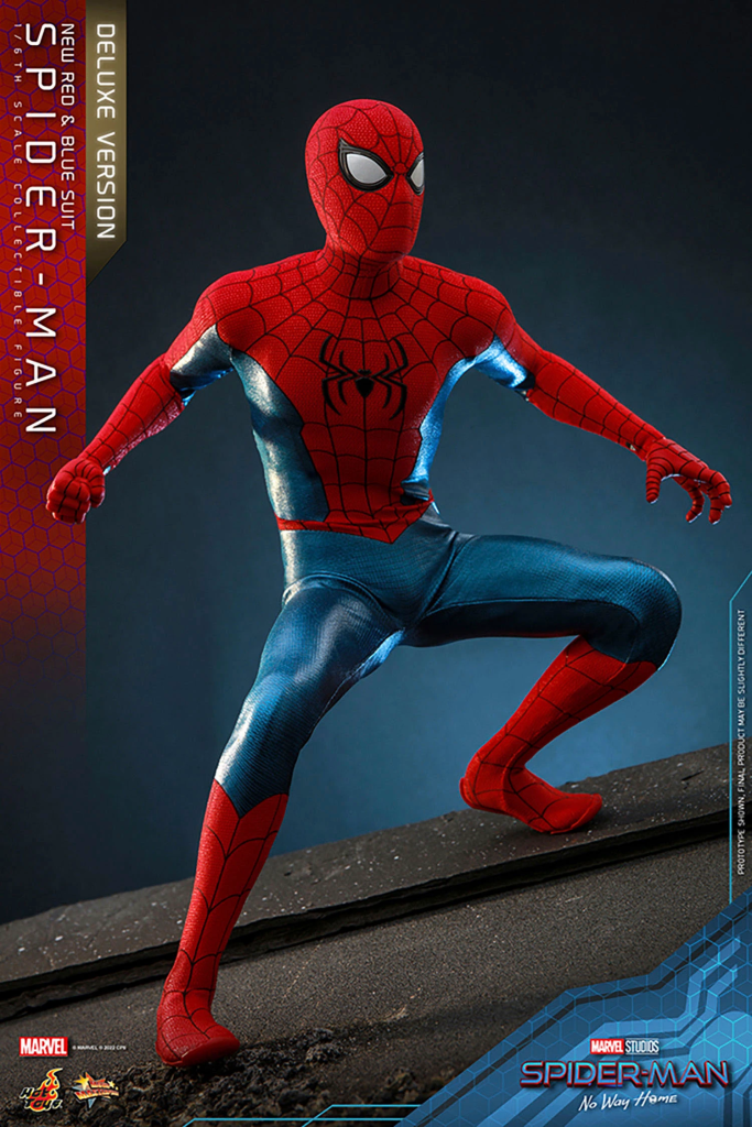 Hot Toys Spider Man No Way Home Spider Man New Red And Blue Suit