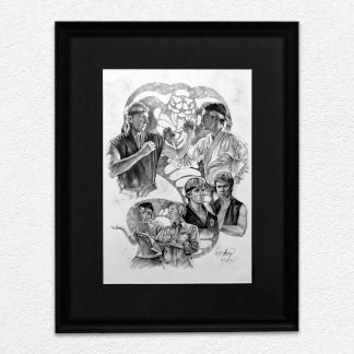 Karate Kid – Grafito Original by Claudio Aboy