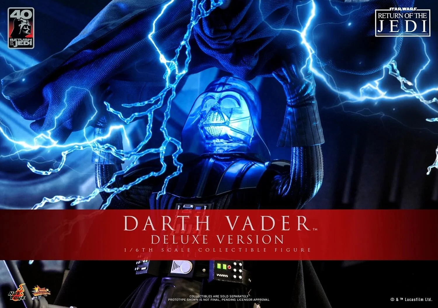 Hot Toys – Star Wars: Episode 6 40th Anniversary – Darth Vader Deluxe 1/6 Scale