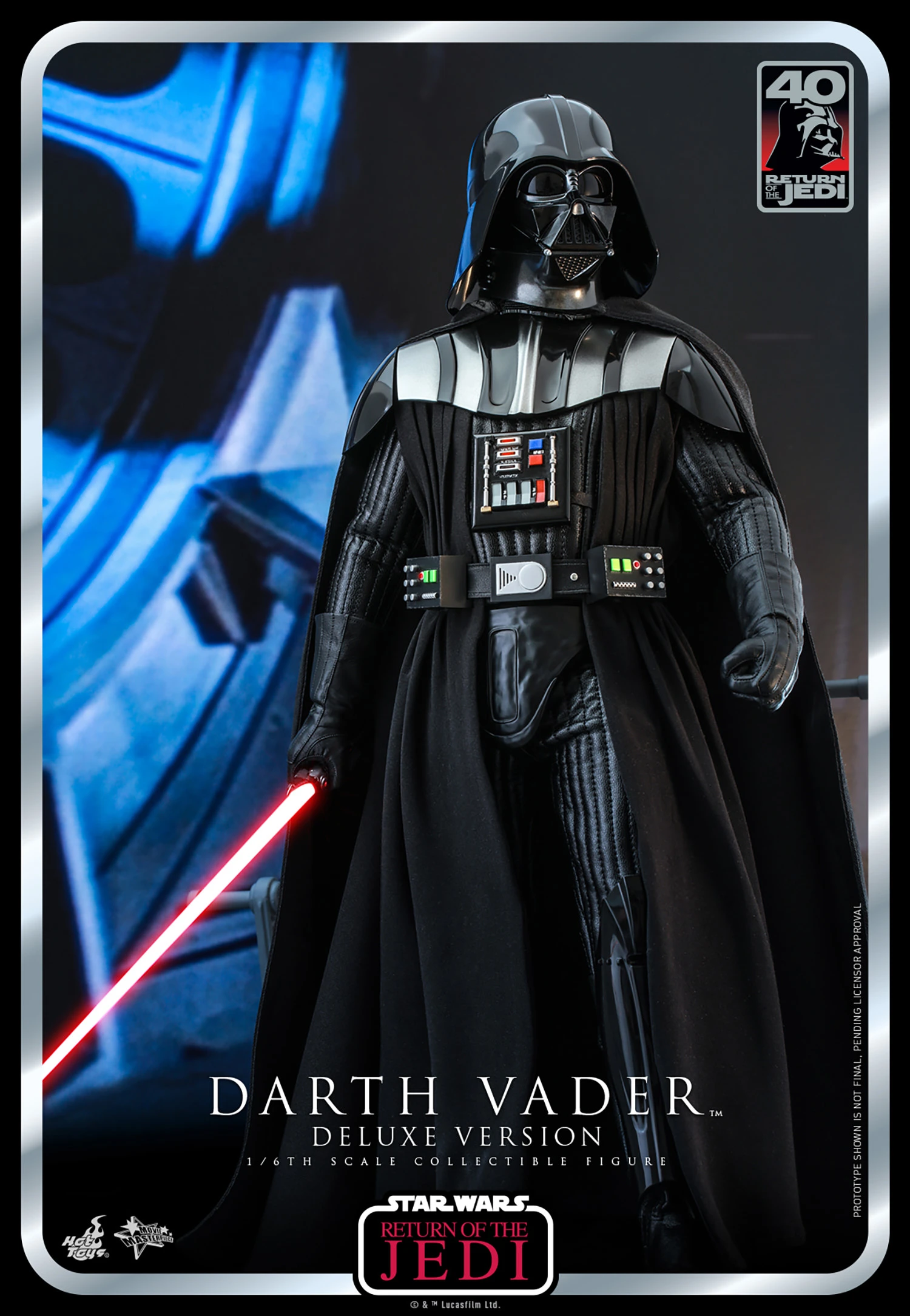 Hot Toys – Star Wars: Episode 6 40th Anniversary – Darth Vader Deluxe 1/6 Scale - Imagen 2