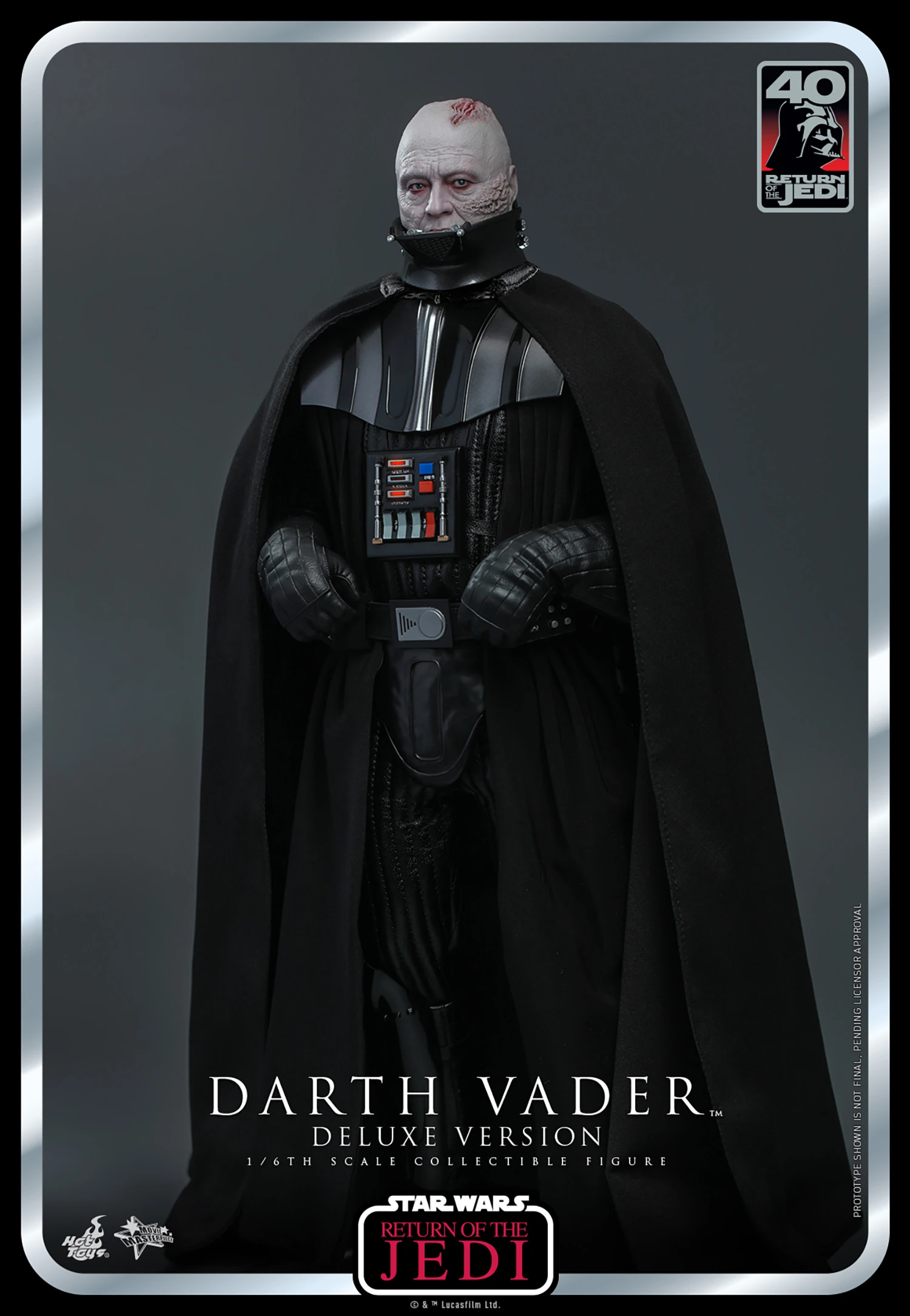 Hot Toys – Star Wars: Episode 6 40th Anniversary – Darth Vader Deluxe 1/6 Scale - Imagen 6