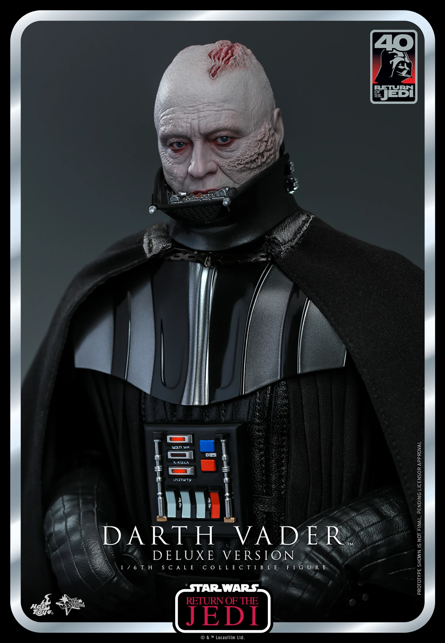Hot Toys – Star Wars: Episode 6 40th Anniversary – Darth Vader Deluxe 1/6 Scale - Imagen 7