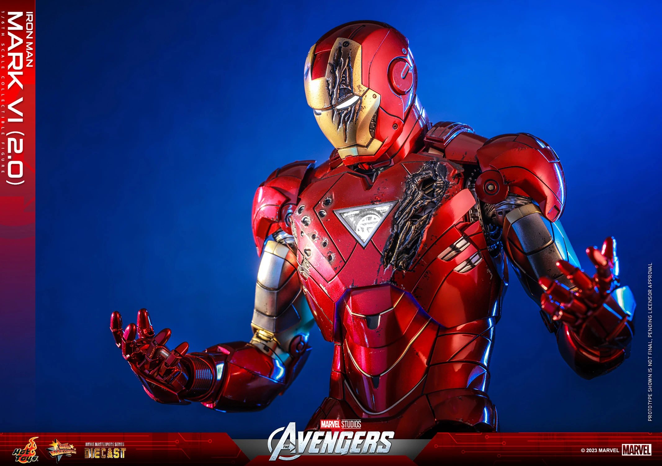 Hot Toys – Iron Man 2 – Iron Man Mark VI 2.0 DIE CAST 1/6 Scale