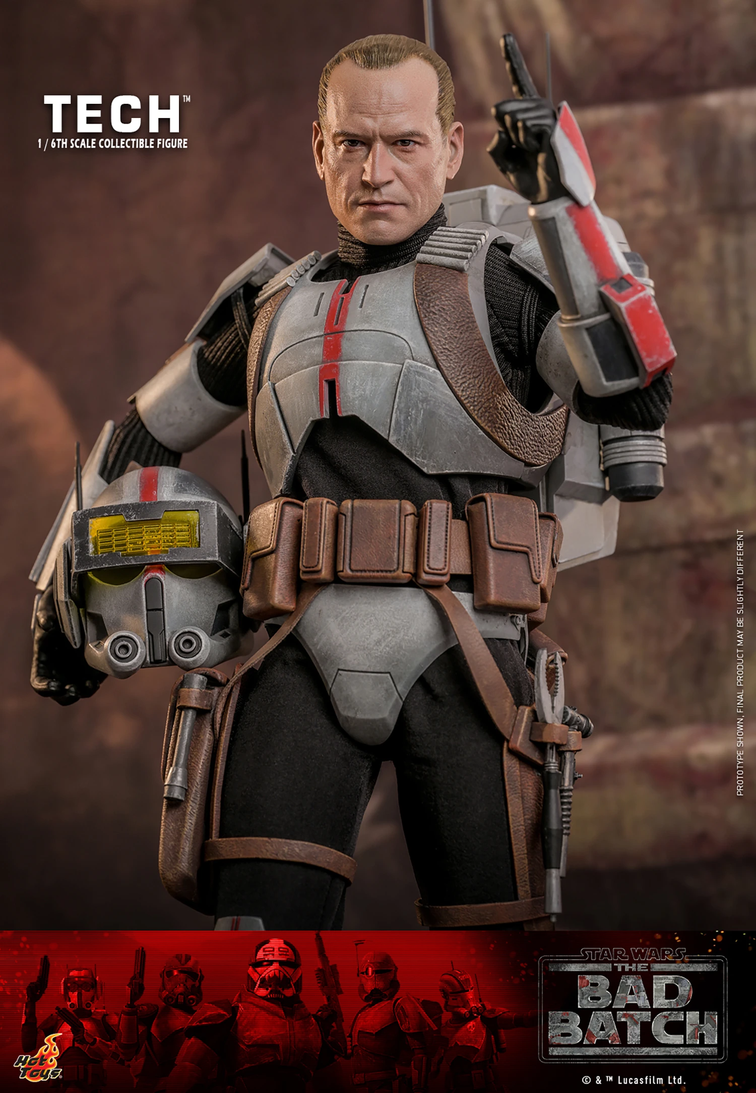 Hot Toys – Star Wars: The Bad Batch – Tech 1/6 Scale - Imagen 4
