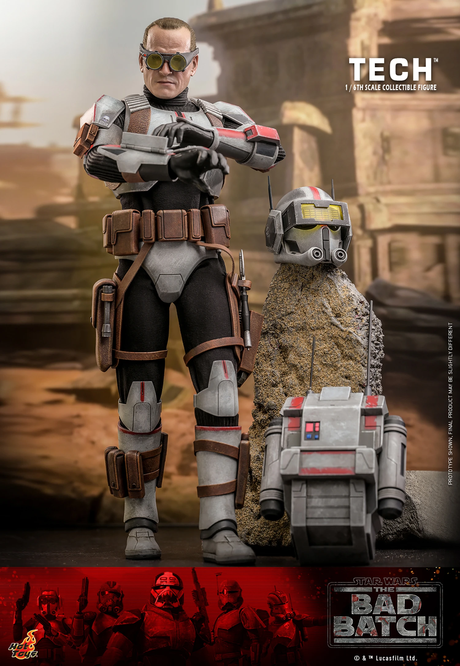 Hot Toys – Star Wars: The Bad Batch – Tech 1/6 Scale - Imagen 9