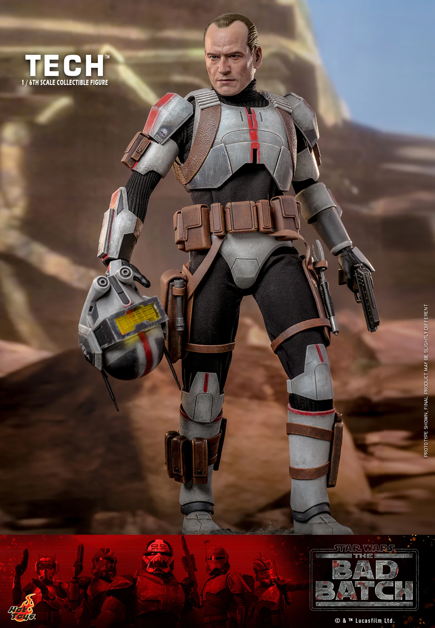 Hot Toys – Star Wars: The Bad Batch – Tech 1/6 Scale - Imagen 5