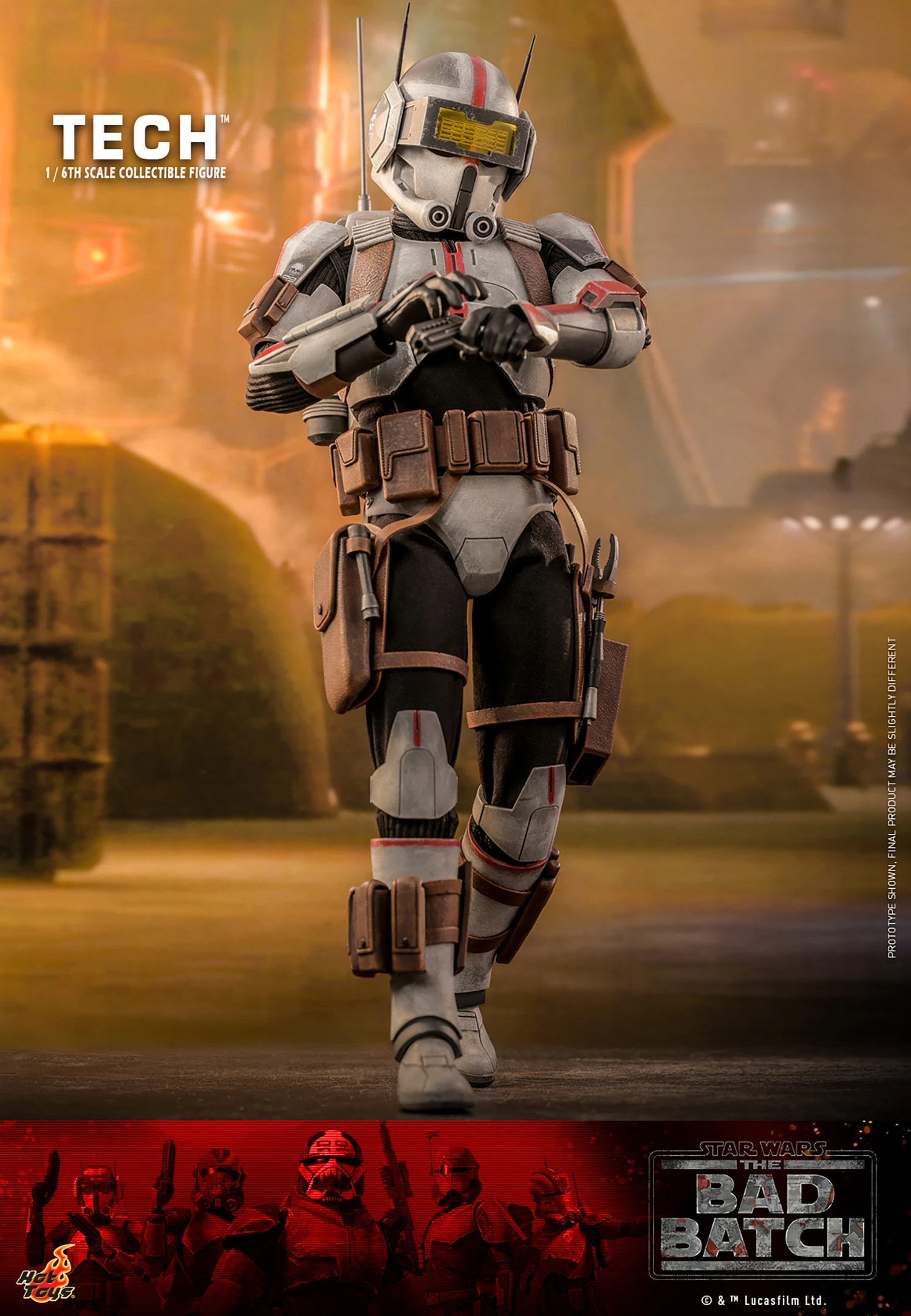 Hot Toys – Star Wars: The Bad Batch – Tech 1/6 Scale - Imagen 12