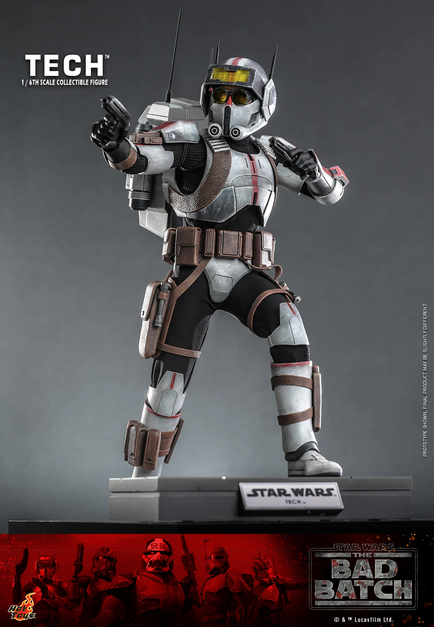 Hot Toys – Star Wars: The Bad Batch – Tech 1/6 Scale - Imagen 10