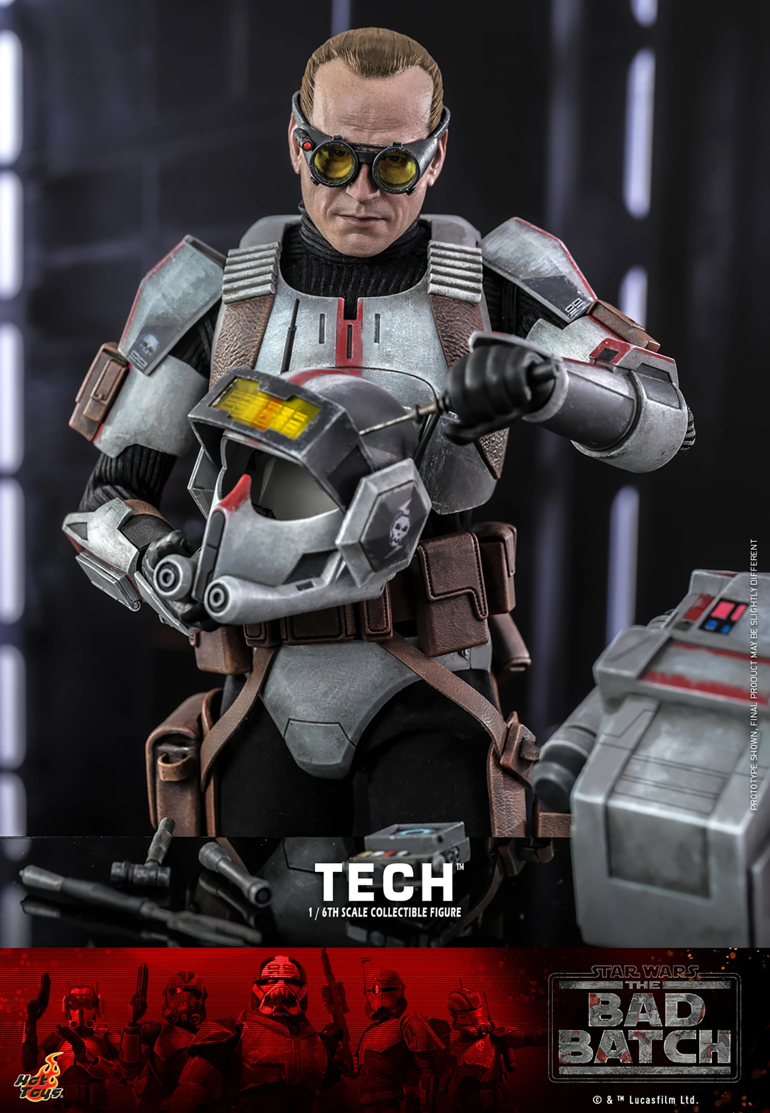 Hot Toys – Star Wars: The Bad Batch – Tech 1/6 Scale - Imagen 6