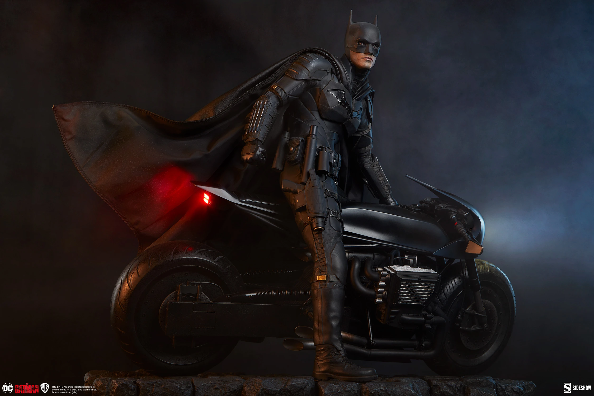 Sideshow – The Batman – Batman and Batcycle 1/4 Premium Format - Imagen 15