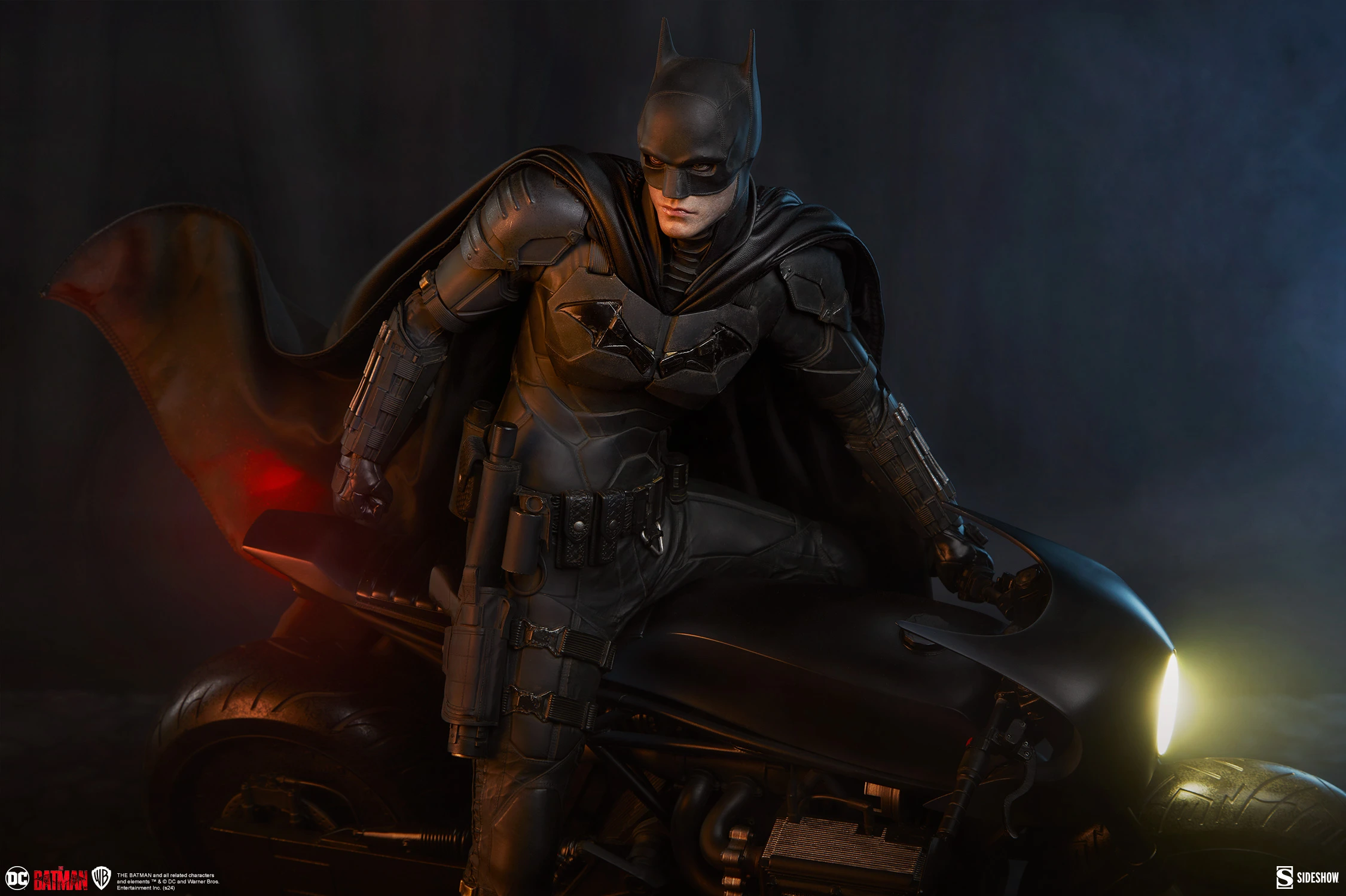 Sideshow – The Batman – Batman and Batcycle 1/4 Premium Format - Imagen 19