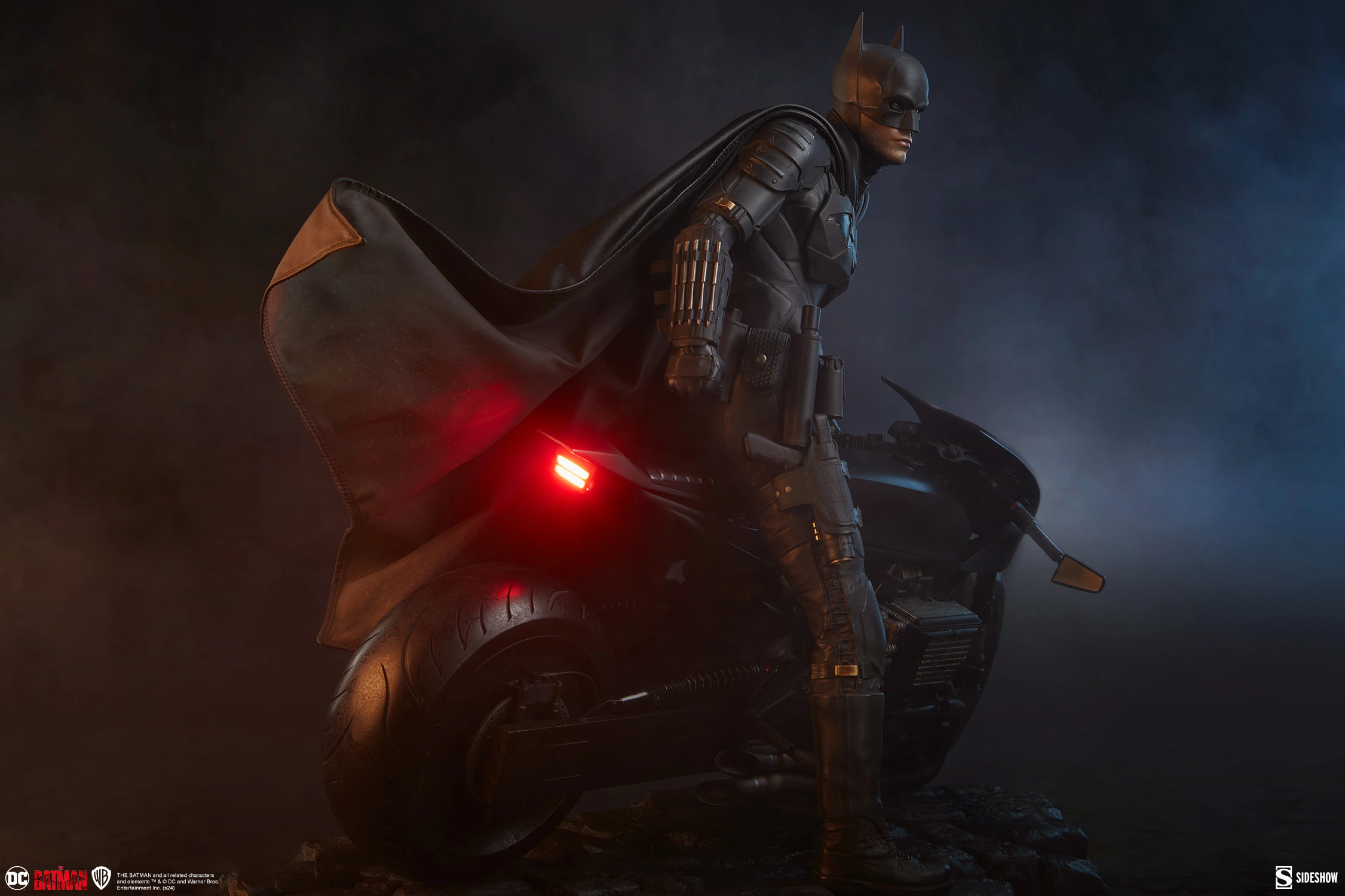 Sideshow – The Batman – Batman and Batcycle 1/4 Premium Format - Imagen 4