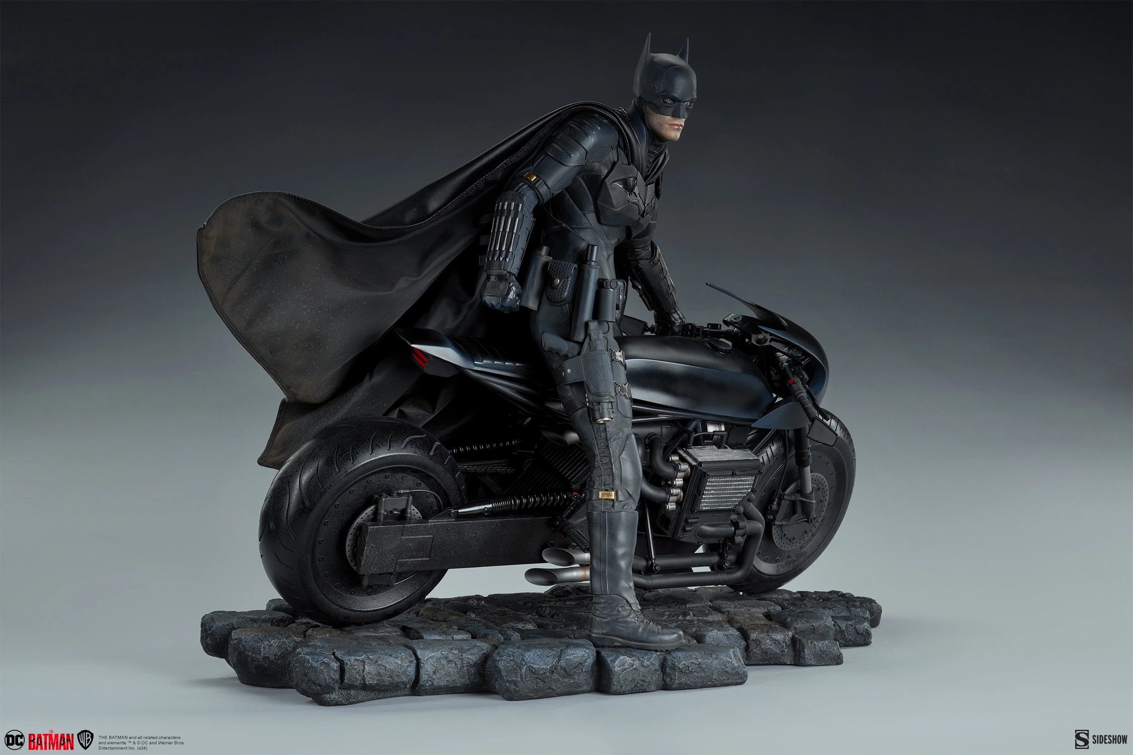 Sideshow – The Batman – Batman and Batcycle 1/4 Premium Format - Imagen 7