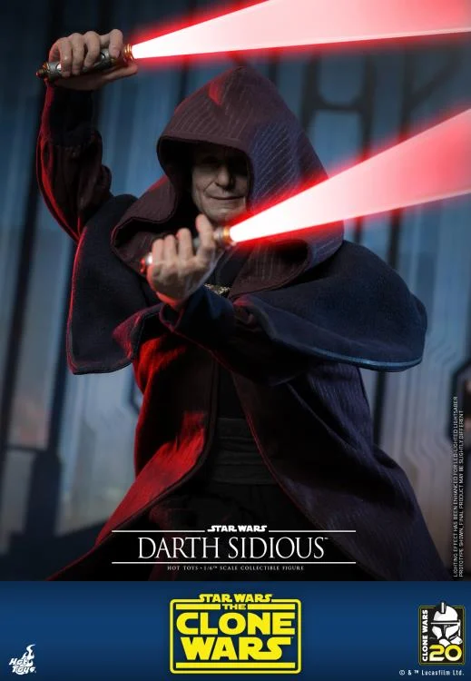 Hot Toys – Star Wars: The Clone Wars – Darth Sidious 1/6 Scale - Imagen 13