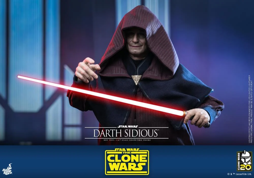 Hot Toys – Star Wars: The Clone Wars – Darth Sidious 1/6 Scale - Imagen 2