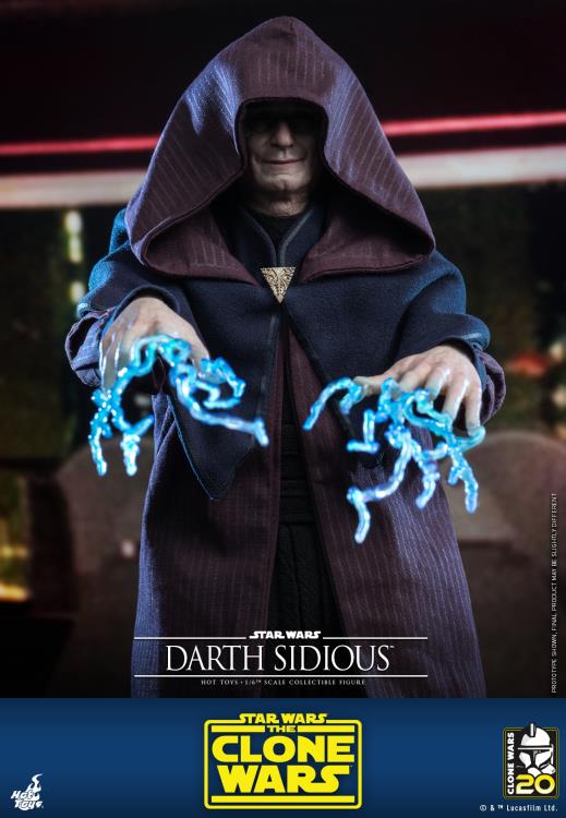 Hot Toys – Star Wars: The Clone Wars – Darth Sidious 1/6 Scale - Imagen 3