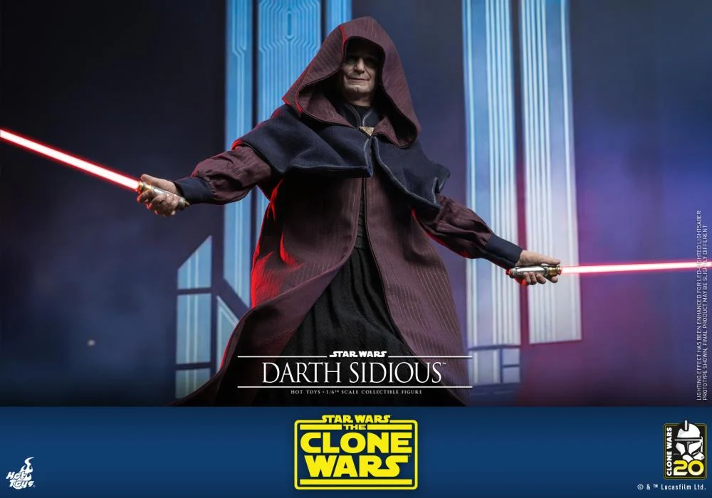 Hot Toys – Star Wars: The Clone Wars – Darth Sidious 1/6 Scale - Imagen 10