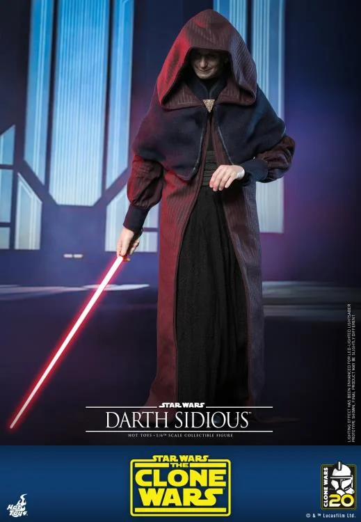 Hot Toys – Star Wars: The Clone Wars – Darth Sidious 1/6 Scale - Imagen 4