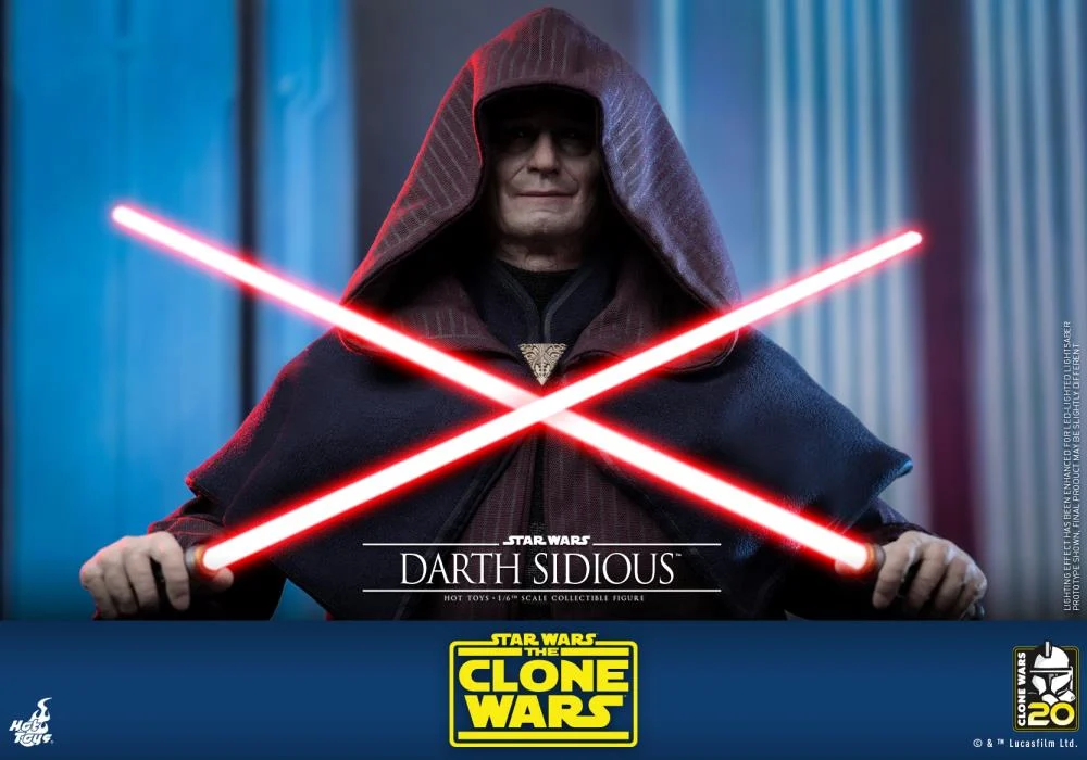 Hot Toys – Star Wars: The Clone Wars – Darth Sidious 1/6 Scale - Imagen 9