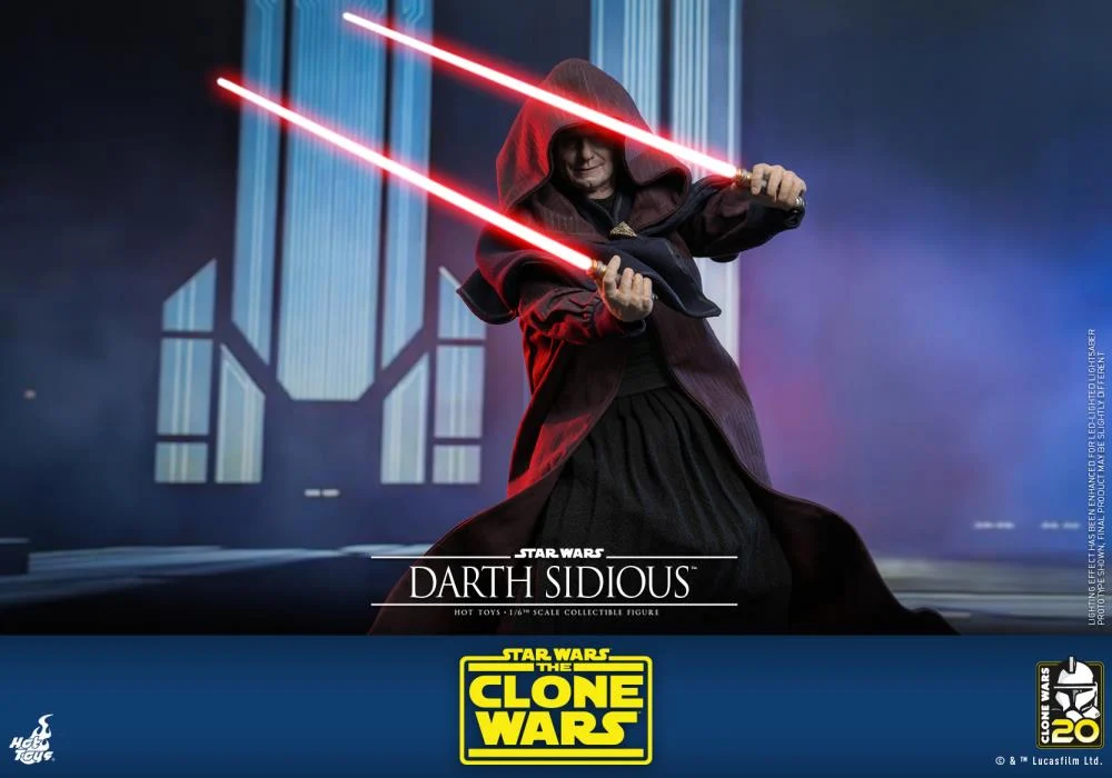 Hot Toys – Star Wars: The Clone Wars – Darth Sidious 1/6 Scale - Imagen 6