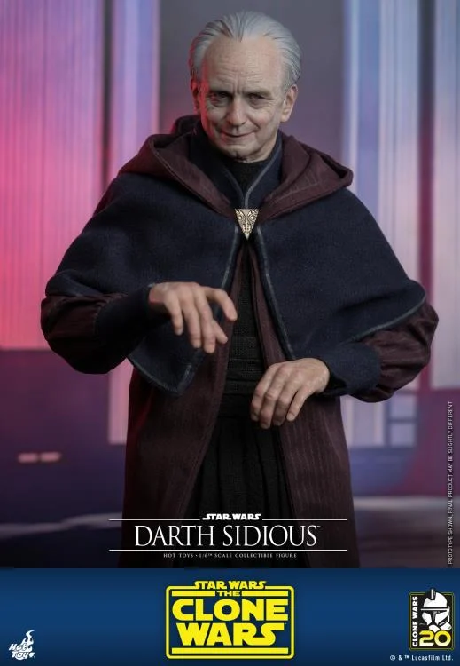 Hot Toys – Star Wars: The Clone Wars – Darth Sidious 1/6 Scale - Imagen 14
