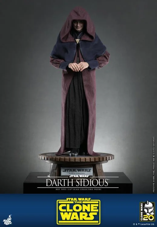 Hot Toys – Star Wars: The Clone Wars – Darth Sidious 1/6 Scale - Imagen 8