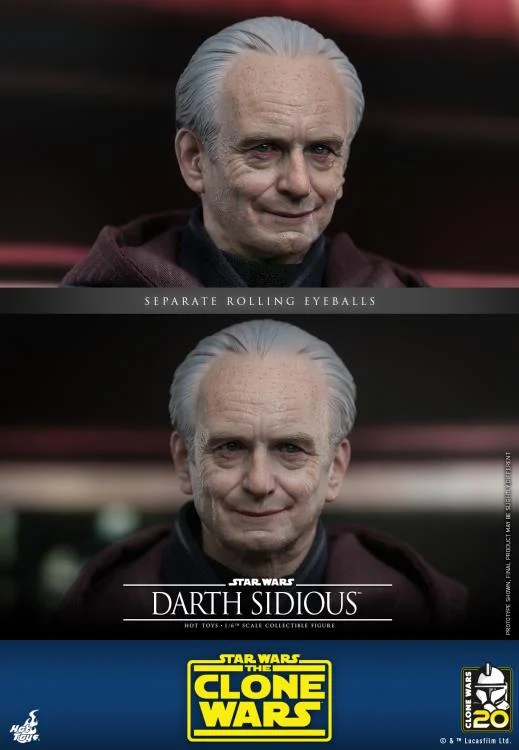 Hot Toys – Star Wars: The Clone Wars – Darth Sidious 1/6 Scale - Imagen 15