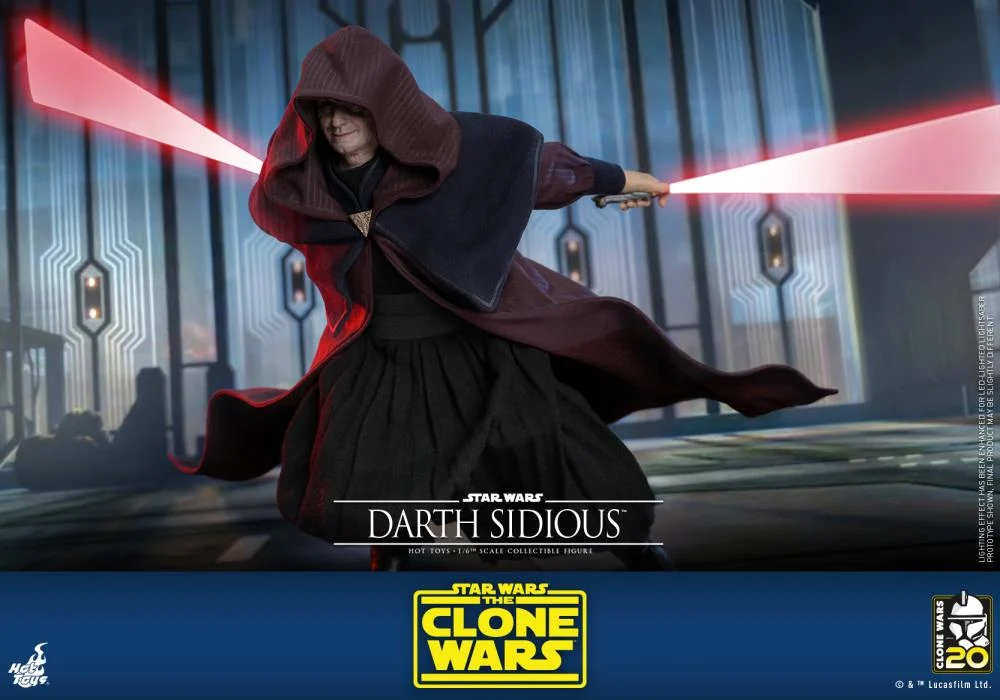 Hot Toys – Star Wars: The Clone Wars – Darth Sidious 1/6 Scale - Imagen 16
