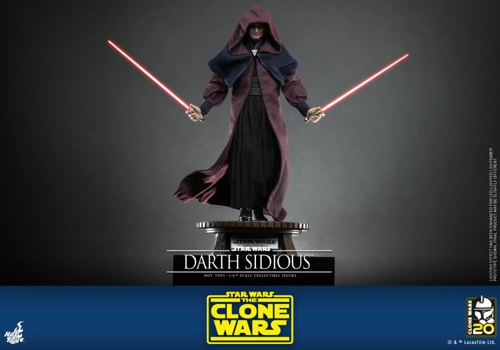 Hot Toys – Star Wars: The Clone Wars – Darth Sidious 1/6 Scale - Imagen 17