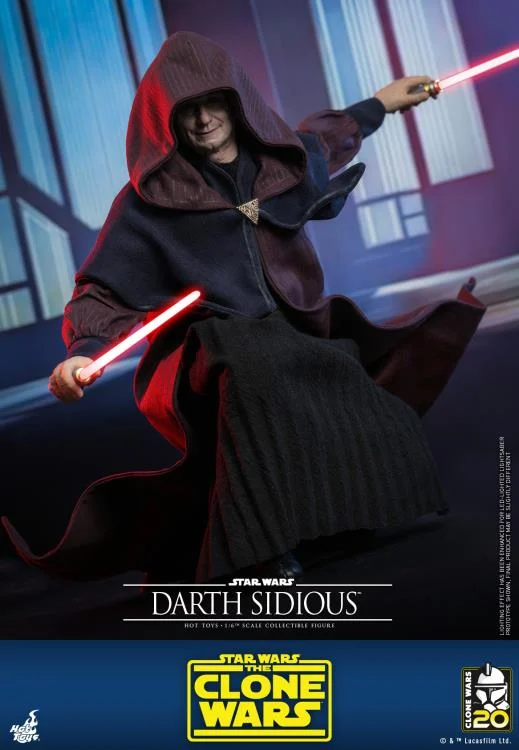 Hot Toys – Star Wars: The Clone Wars – Darth Sidious 1/6 Scale - Imagen 18