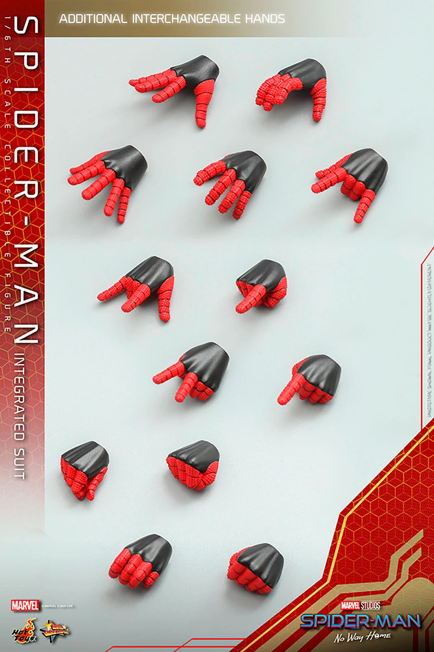 Hot Toys – Spider-Man No Way Home – Spider-Man Integrated Suit Deluxe MMS624 1/6 Scale - Imagen 15