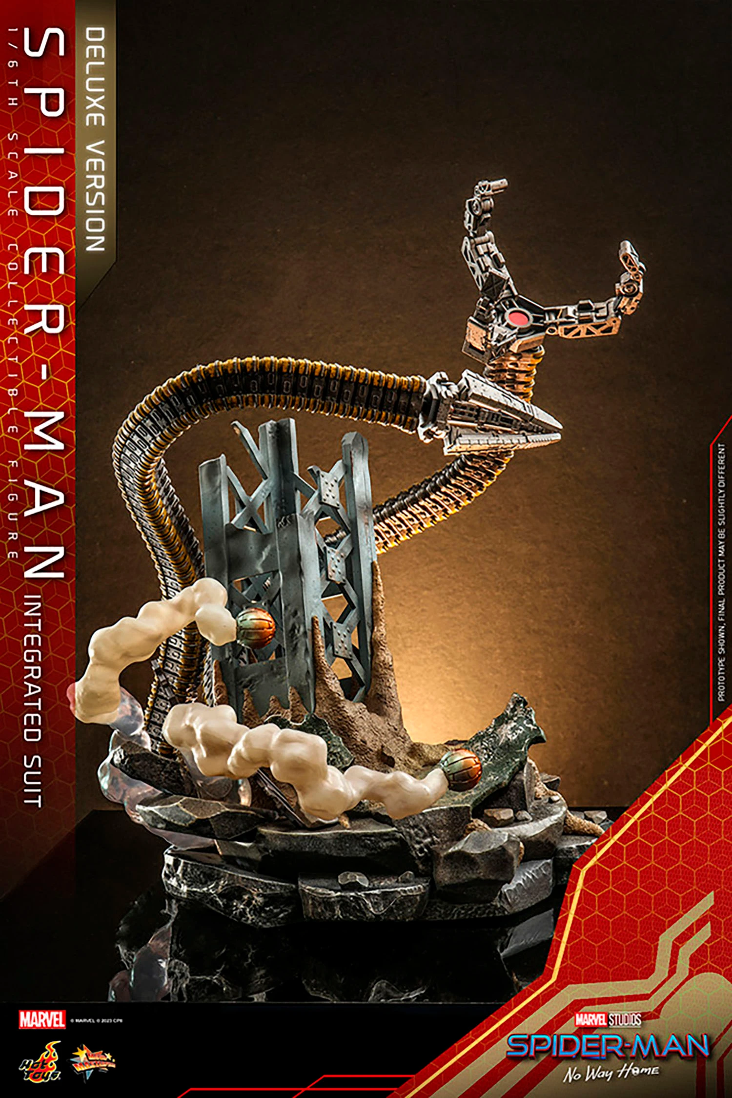 Hot Toys – Spider-Man No Way Home – Spider-Man Integrated Suit Deluxe MMS624 1/6 Scale - Imagen 16