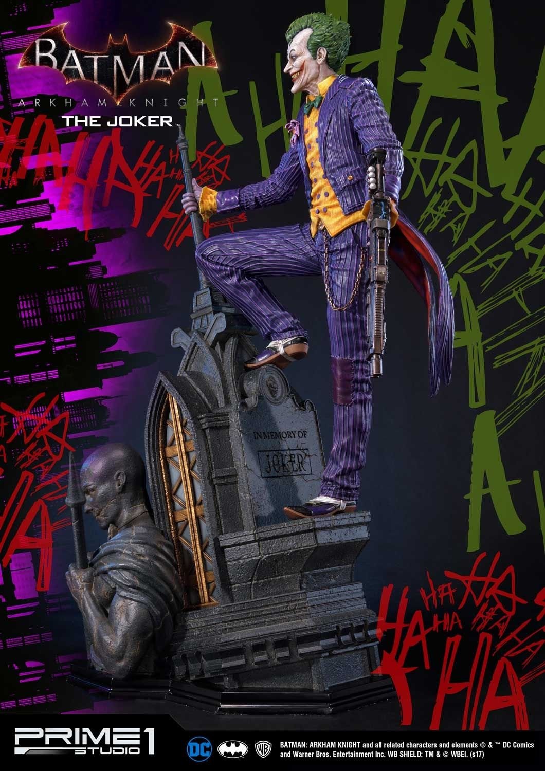 Prime 1 Studio – Batman: Arkham Knight – the Joker 1/3 Scale - Imagen 5