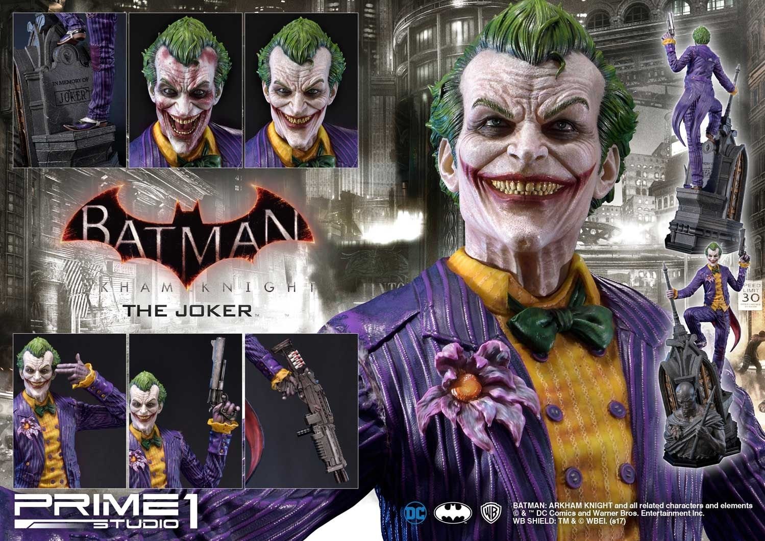 Prime 1 Studio – Batman: Arkham Knight – the Joker 1/3 Scale - Imagen 14
