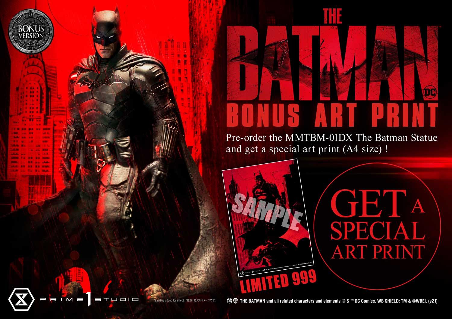 Prime 1 Studio – The Batman – Batman Special Art Edition DX 1/3 Scale - Imagen 14