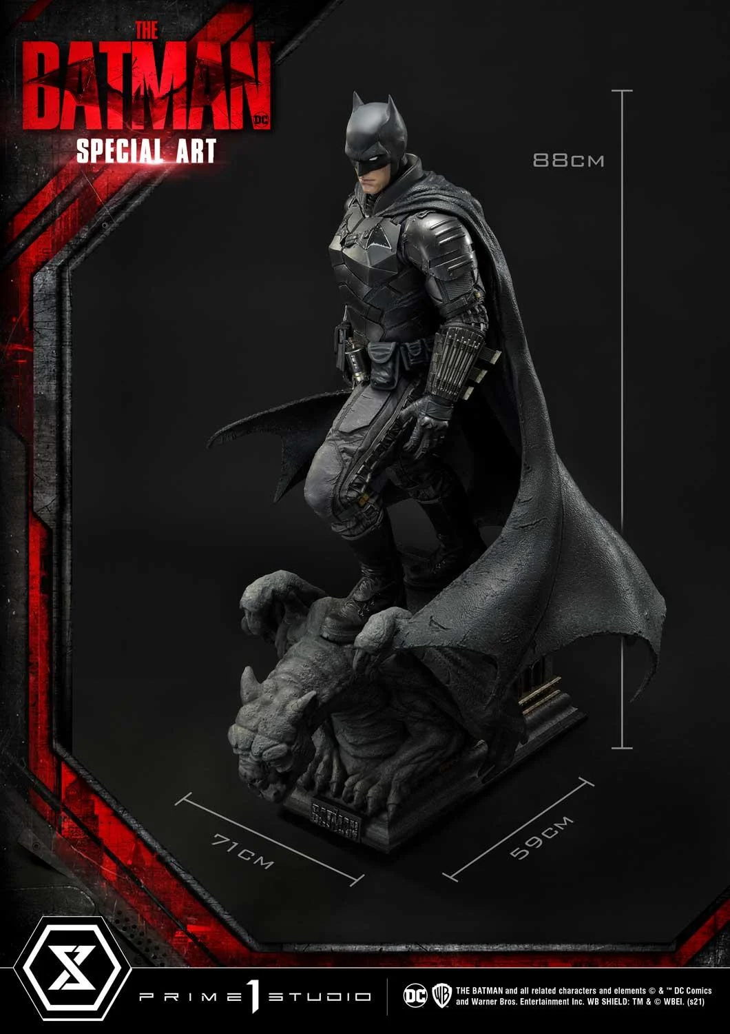 Prime 1 Studio – The Batman – Batman Special Art Edition DX 1/3 Scale - Imagen 16
