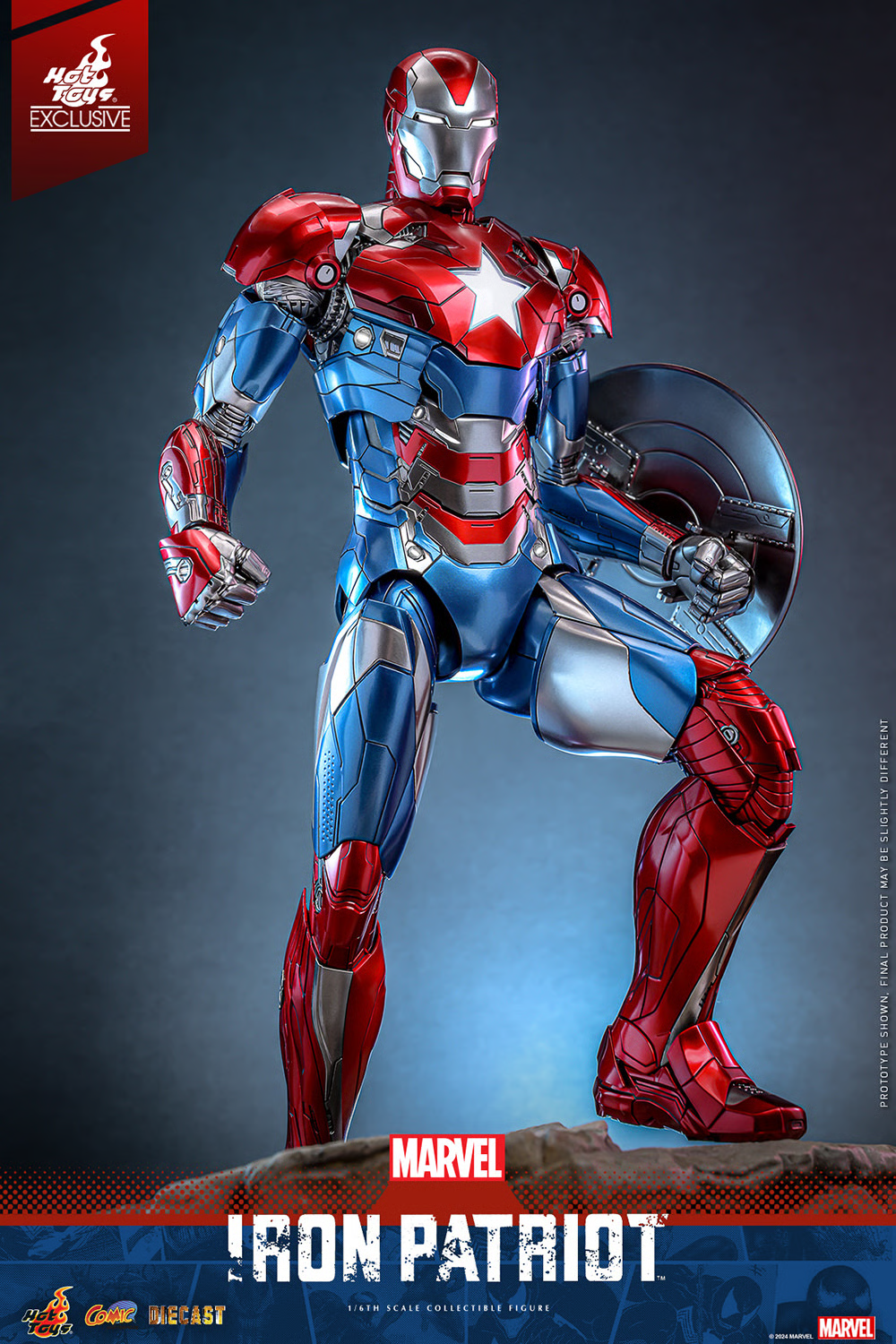Hot Toys – Marvel Comics – Iron Patriot EX. 1/6 Scale - Imagen 14