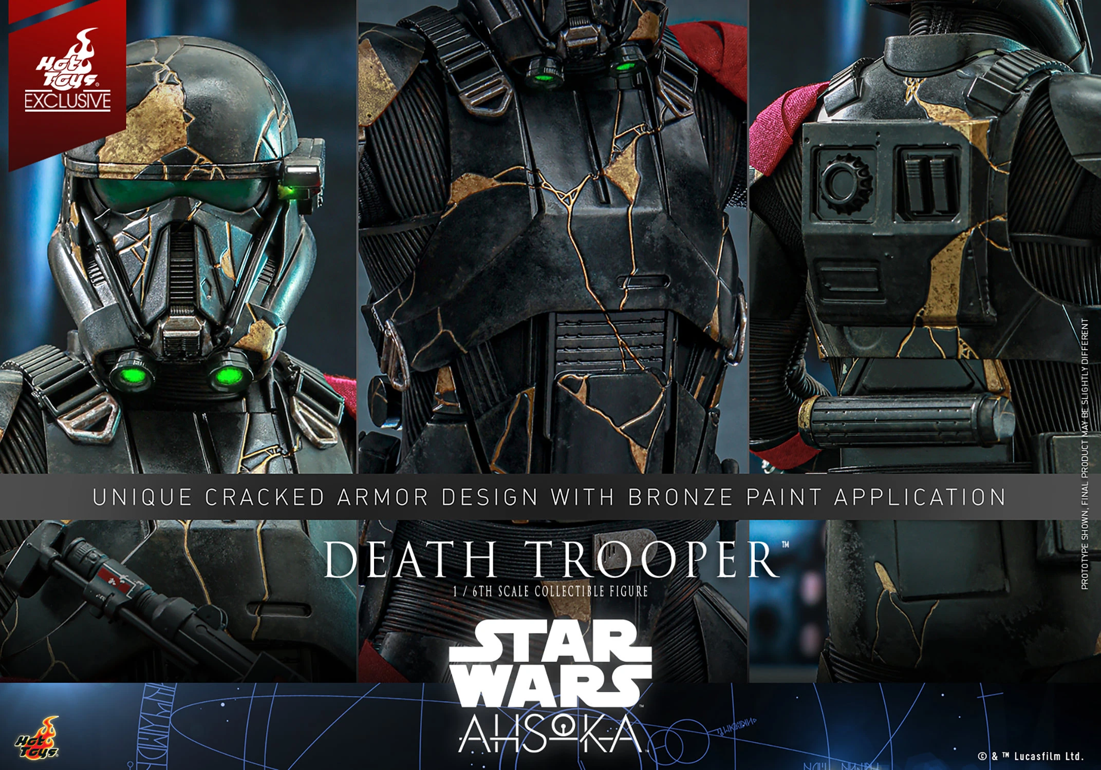 Hot Toys – Star Wars: Ahsoka – Death Trooper EX. 1/6 Scale - Imagen 6
