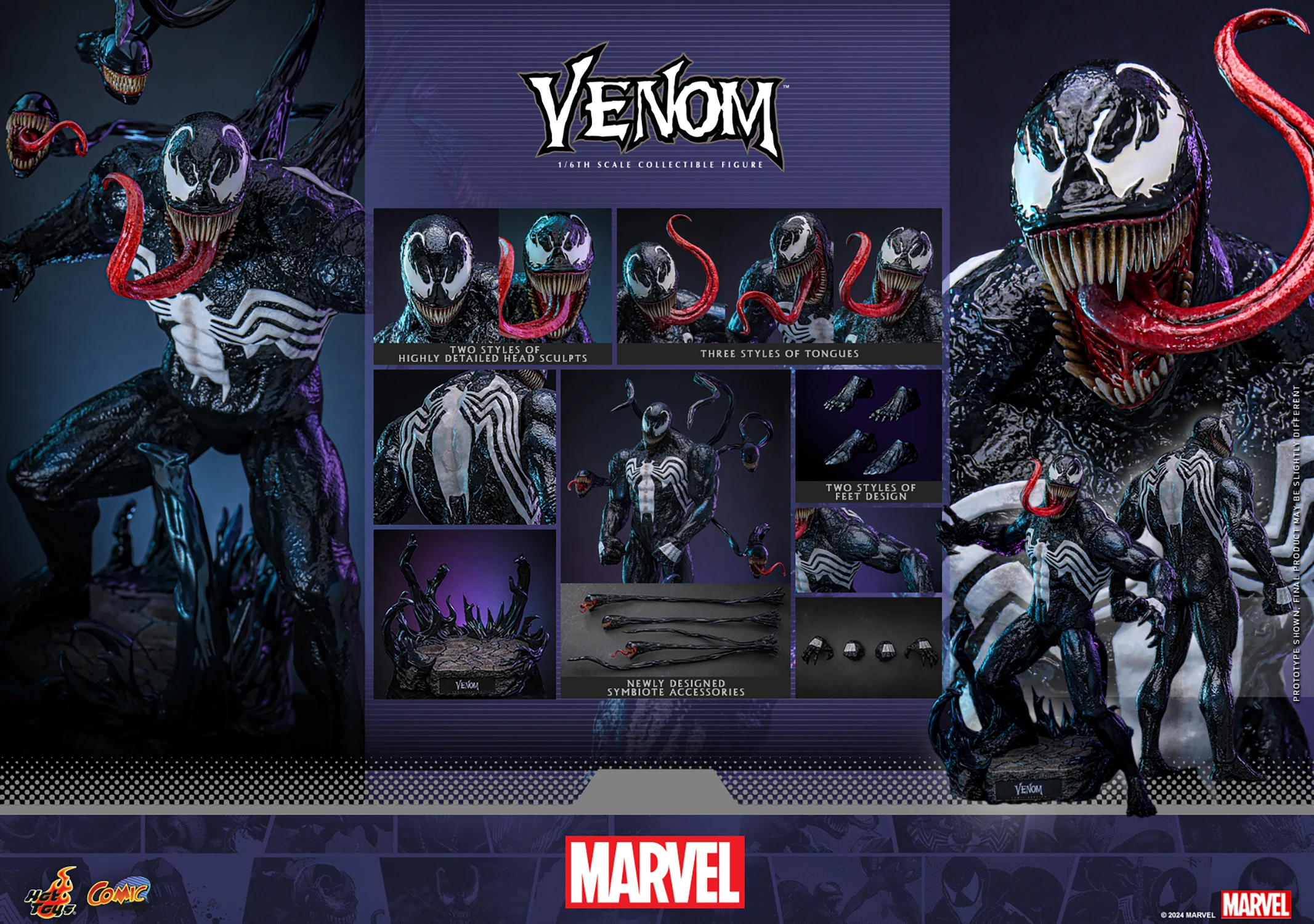 Hot Toys – Marvel – Venom 1/6 Scale - Imagen 5